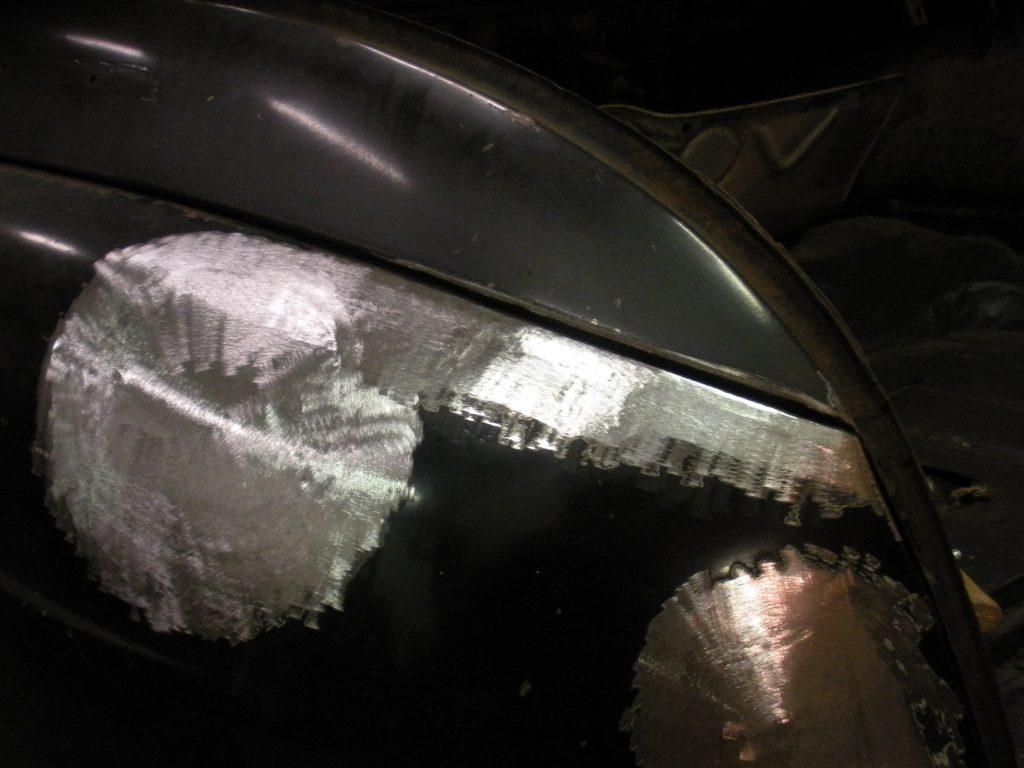 Car body panel repair welding.