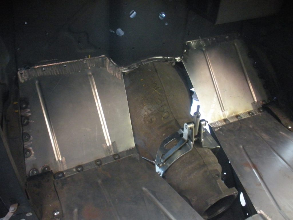 A view of the floor from above looking down.