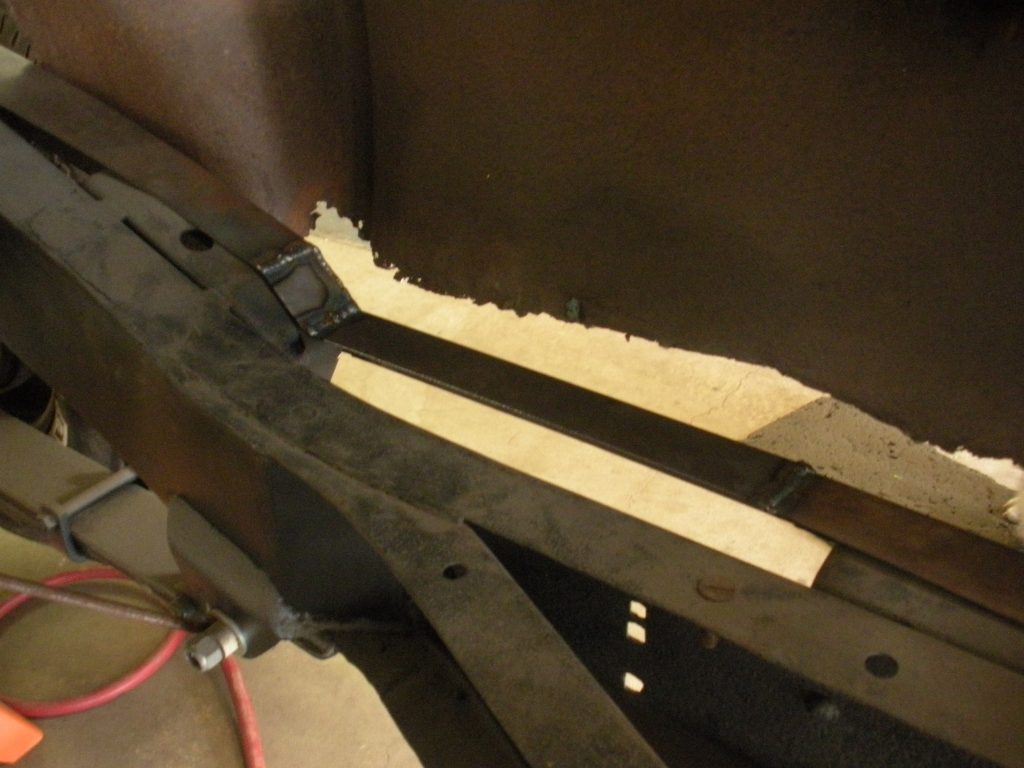 A piece of wood is being cut into pieces.