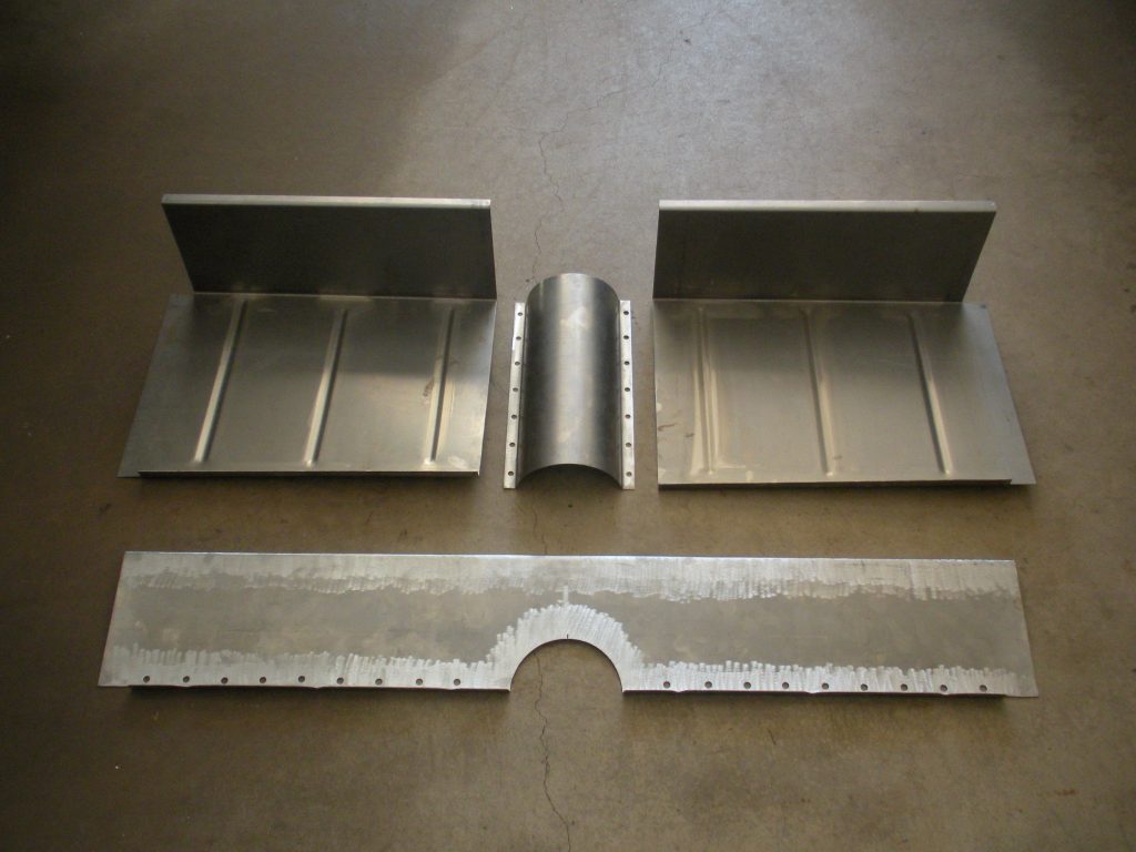 A metal object with a ruler and some rulers