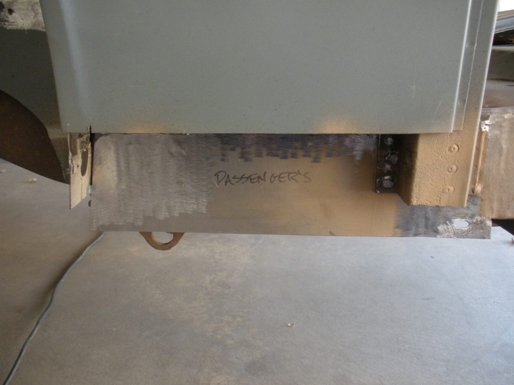 A metal door with the words " chemical protection ".