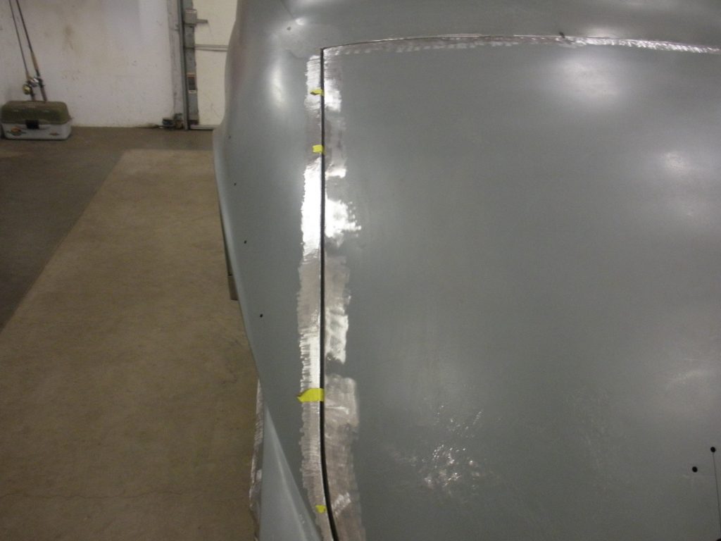 A close up of the side of a car