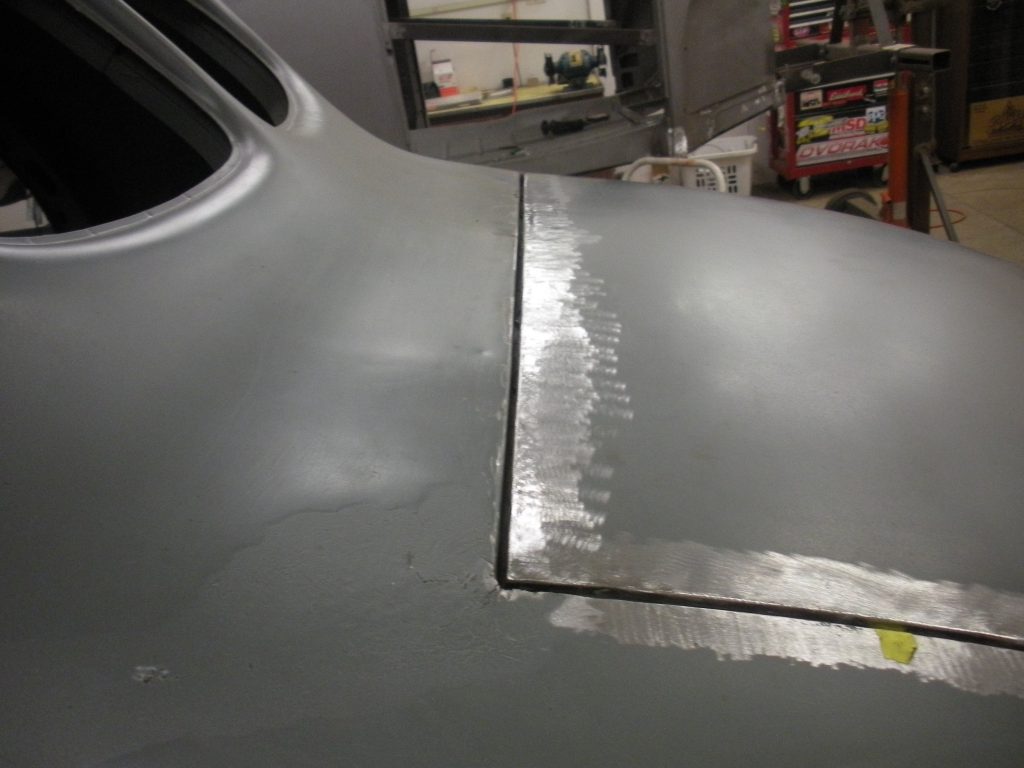A close up of the side of an airplane.