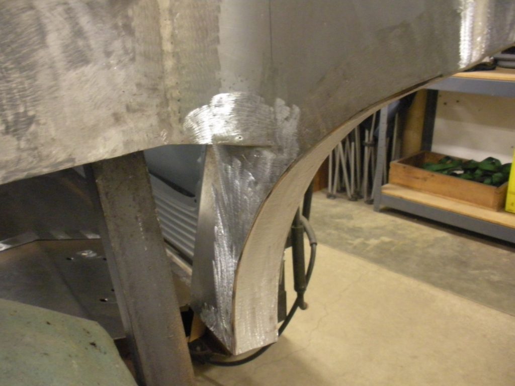 A metal structure with some duct tape on it