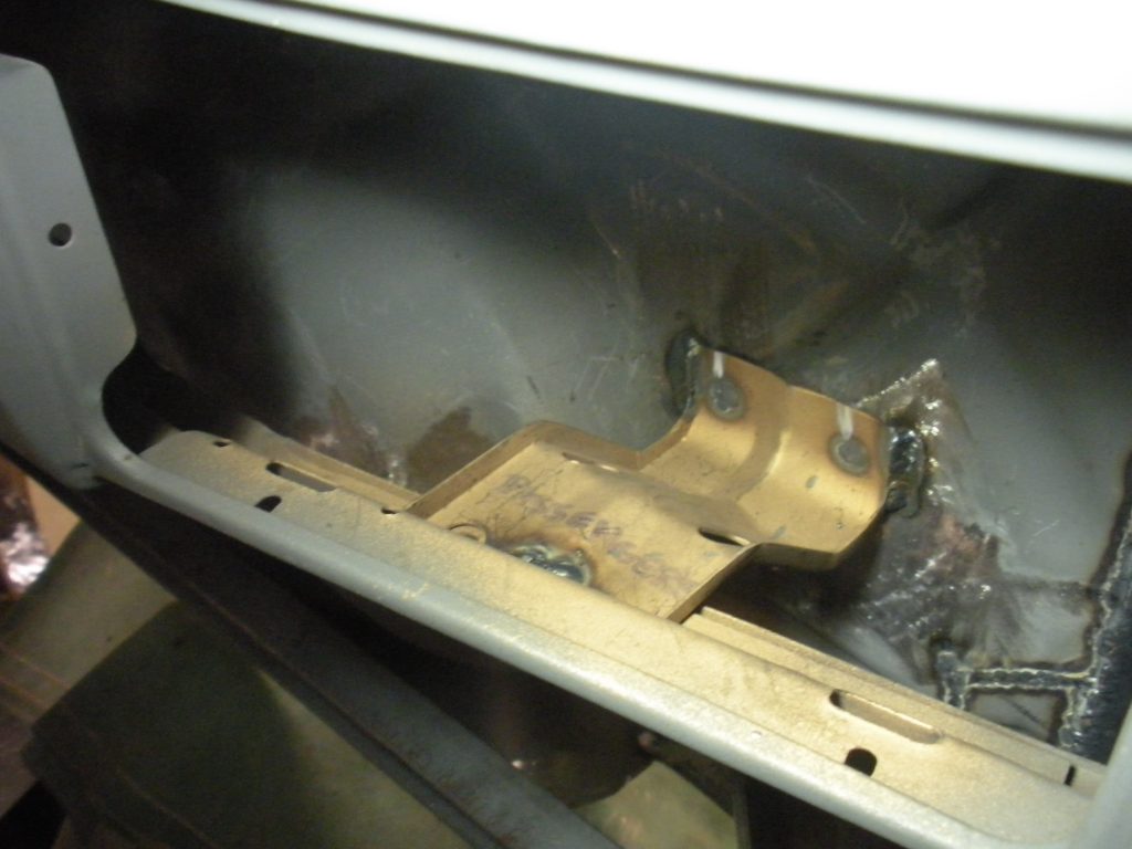 A piece of wood is sitting in the oven.