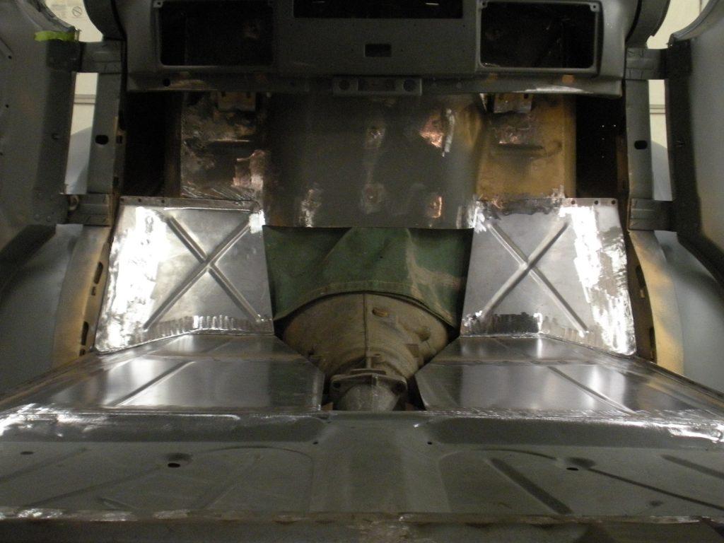 A close up of the front end of an airplane.