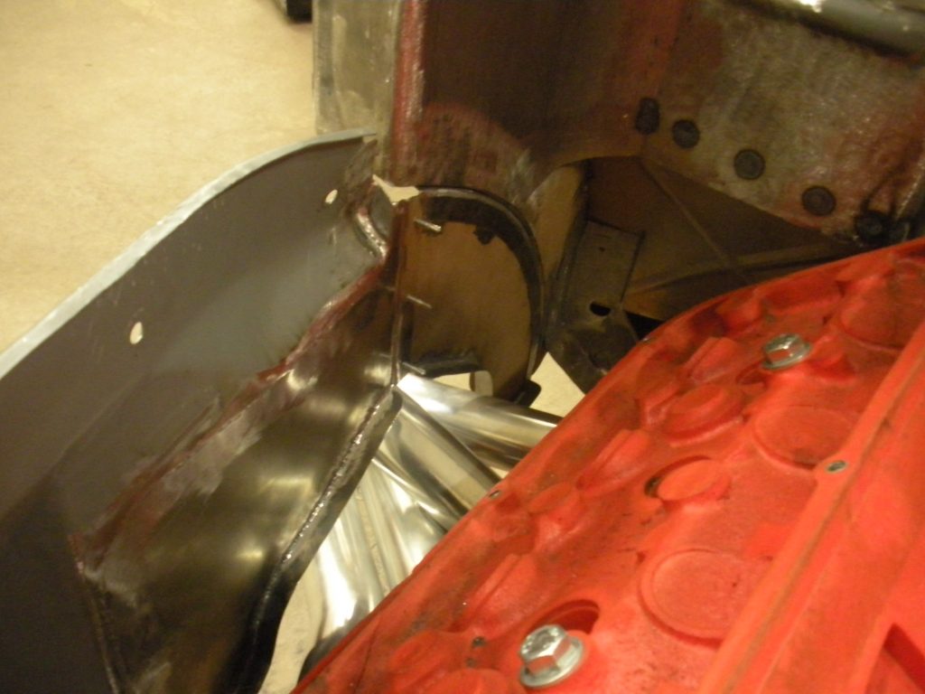 A close up of the side of an engine