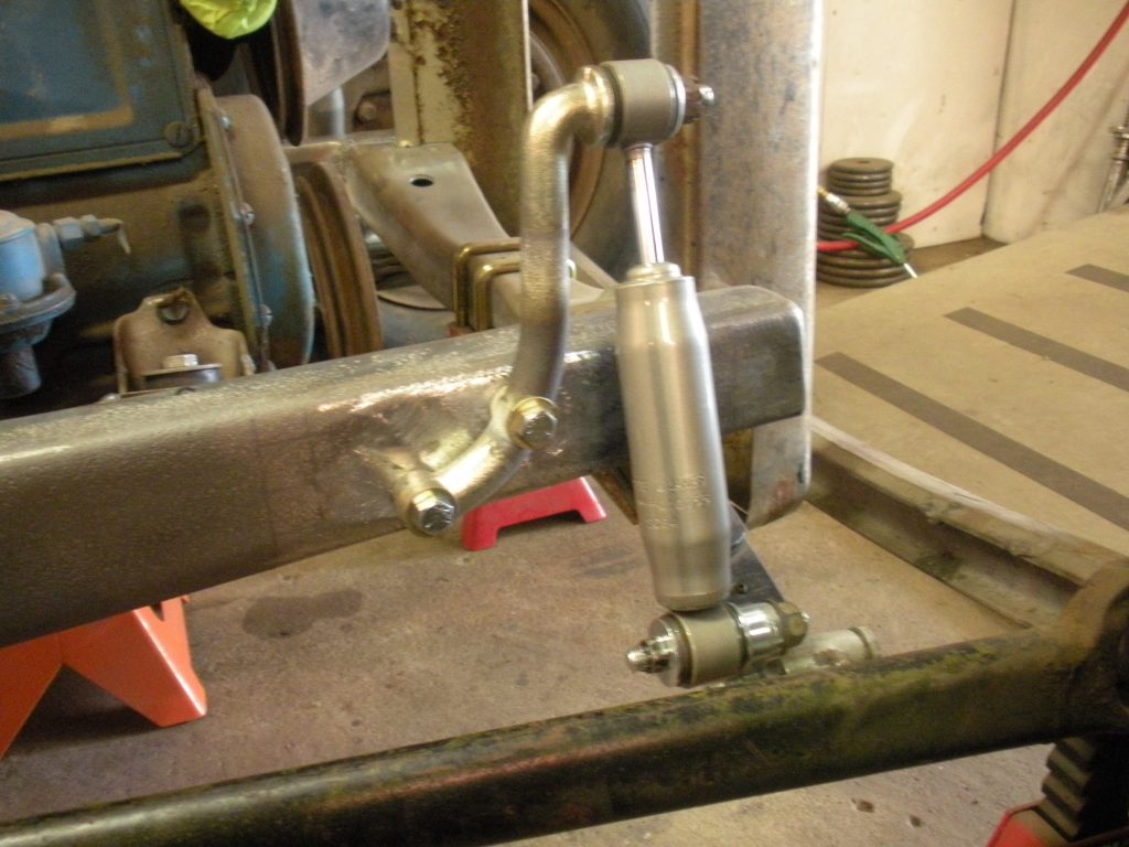 A close up of the handle on a machine