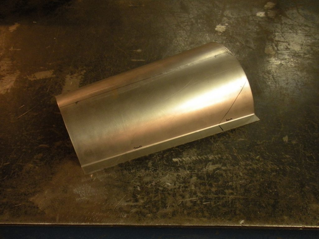 A metal object sitting on top of a table.