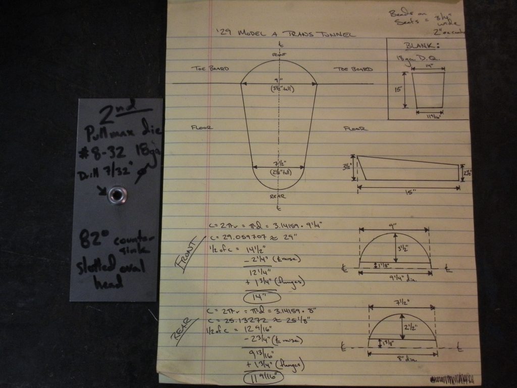 A page of paper with measurements and drawings.