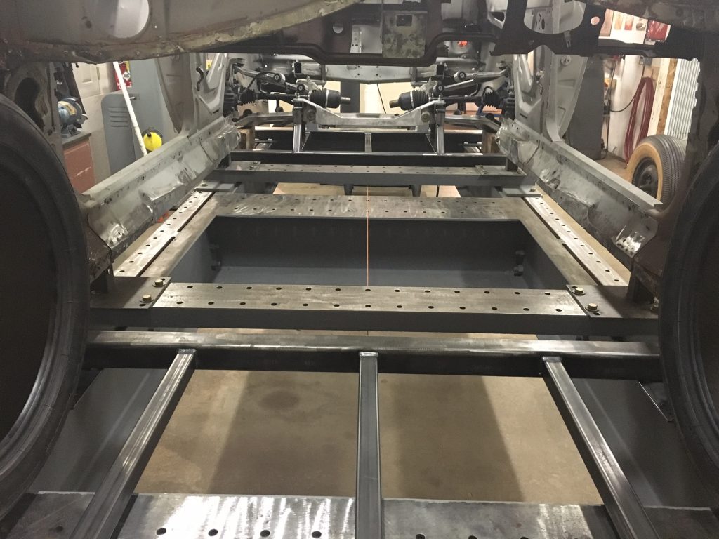 A large metal structure with some holes in it