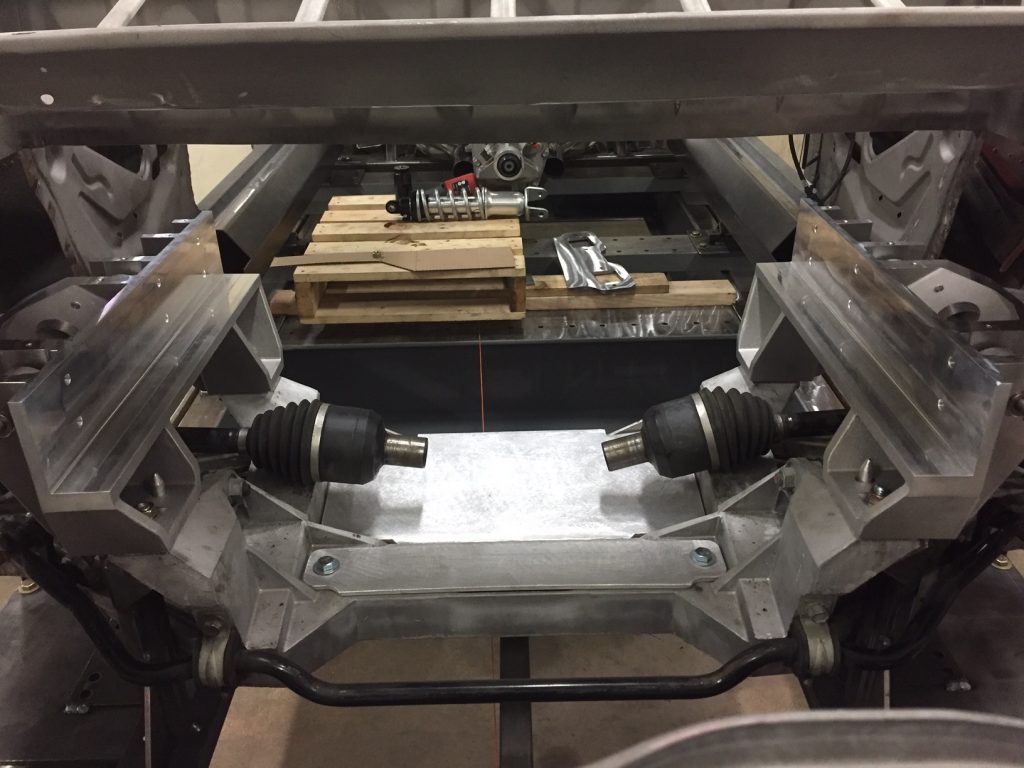 A view of the inside of an assembly line.
